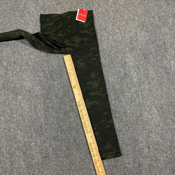 SPANX Look At Me Now Seamless High Rise Leggings Womens X-Small XS 0 Green Camo - Picture 14 of 16